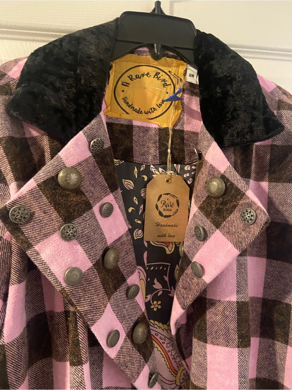 A Rare Bird Checkered Coat - Picture 5 of 7